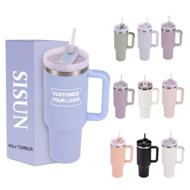 40oz populær klassisk rustfritt stål tumbler med håndtak