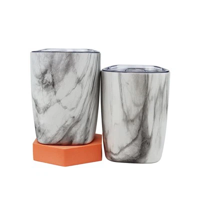 8 oz wisky rustfritt stål stamløs vinglass tumbler